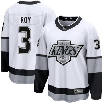 Premier Fanatics Branded Men's Matt Roy Los Angeles Kings Breakaway Alternate Jersey - White