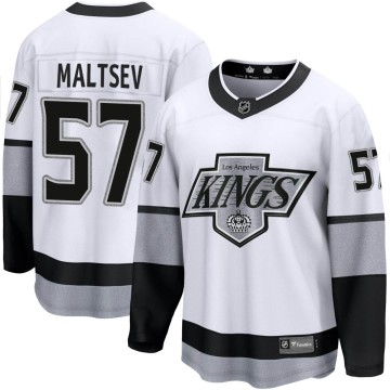 Premier Fanatics Branded Men's Mikhail Maltsev Los Angeles Kings Breakaway Alternate Jersey - White