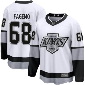 Premier Fanatics Branded Men's Samuel Fagemo Los Angeles Kings Breakaway Alternate Jersey - White