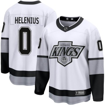 Premier Fanatics Branded Men's Samuel Helenius Los Angeles Kings Breakaway Alternate Jersey - White