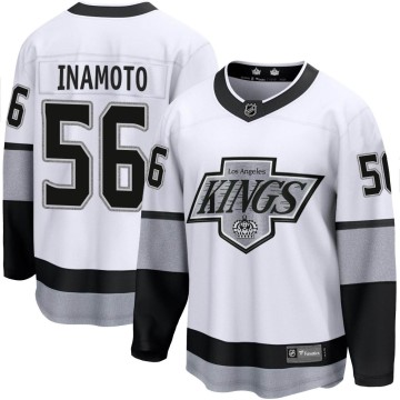 Premier Fanatics Branded Men's Tyler Inamoto Los Angeles Kings Breakaway Alternate Jersey - White