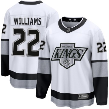 Premier Fanatics Branded Youth Tiger Williams Los Angeles Kings Breakaway Alternate Jersey - White
