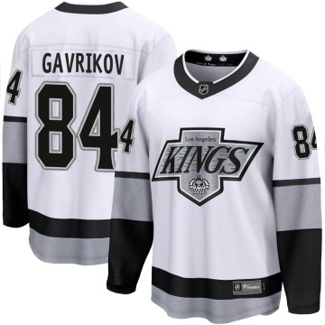Premier Fanatics Branded Youth Vladislav Gavrikov Los Angeles Kings Breakaway Alternate Jersey - White